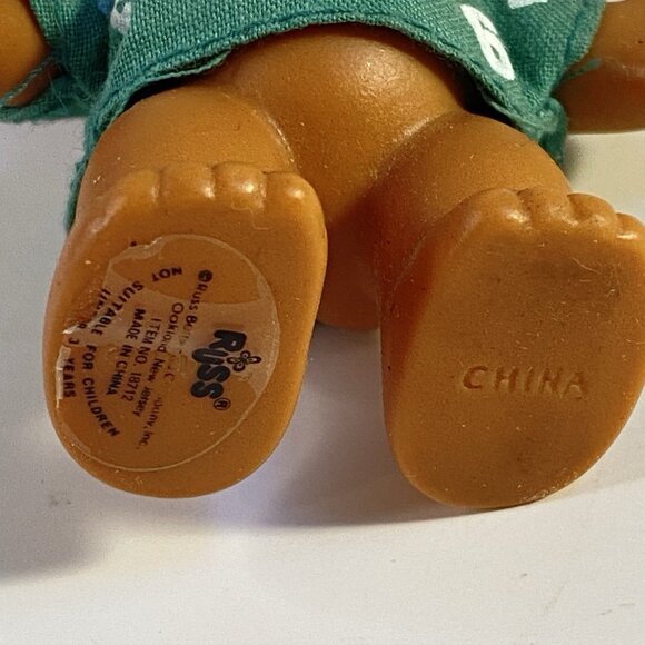 LUCKY LOTTERY TROLL RAINBOW HAIR 3" Russ Troll Doll VINTAGE - Picture 5 of 7